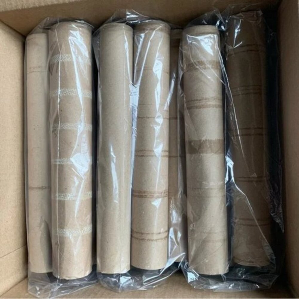 36 Empty Paper Towel Rolls - Brown